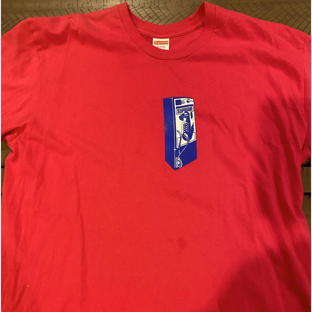 Supreme Payphone oversized T shirt